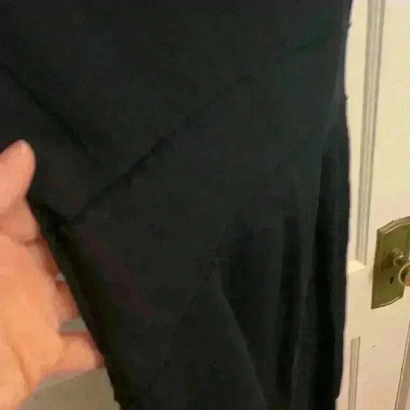 LaVia18 Navy Linen Like Cotton Dress, Italian size 46, Women’s Size 10 - Picture 11 of 13